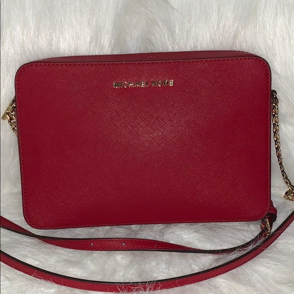 Red Michael Kors Crossbody - Picture 3 of 8